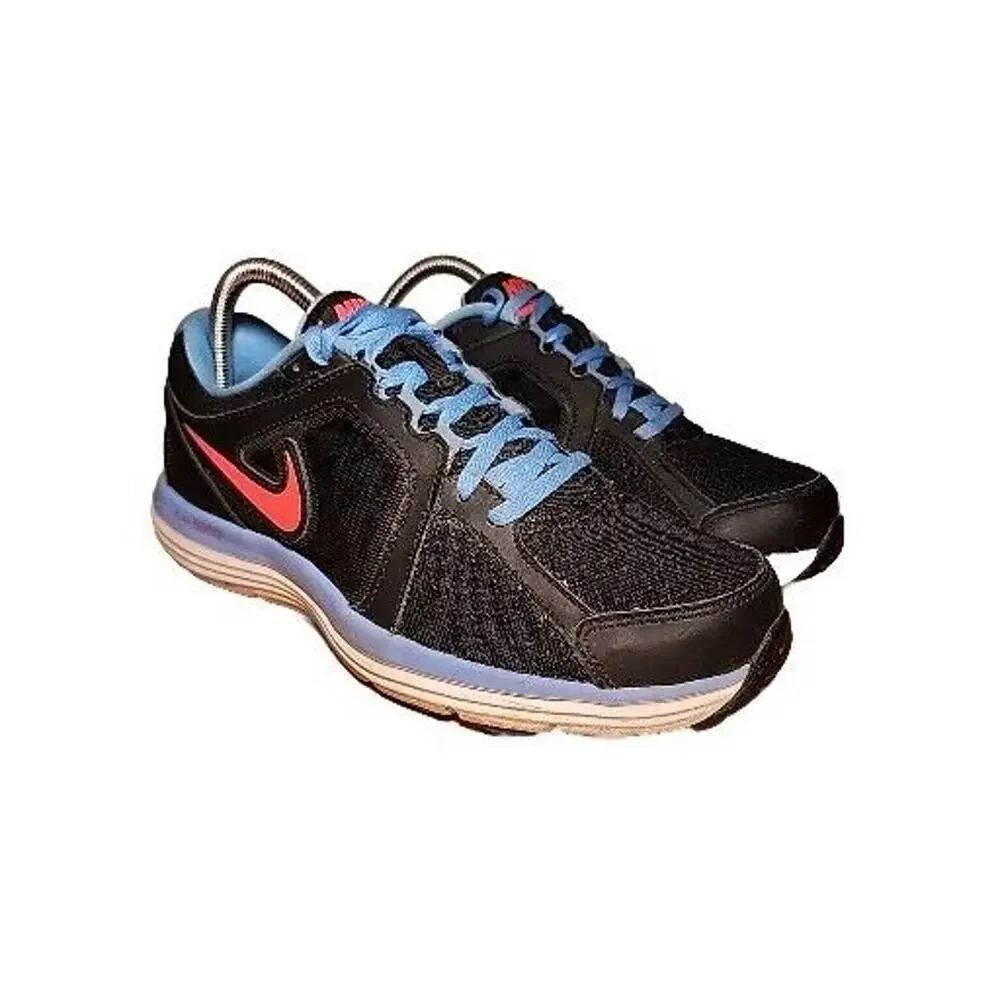 Nike Dual Fusion Women's Running Shoes Black Blue Pink Size 8.5 657498-003